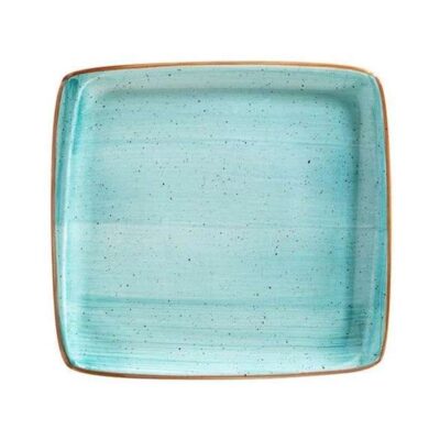 Moove 22x20 cm Square Plate Aqua