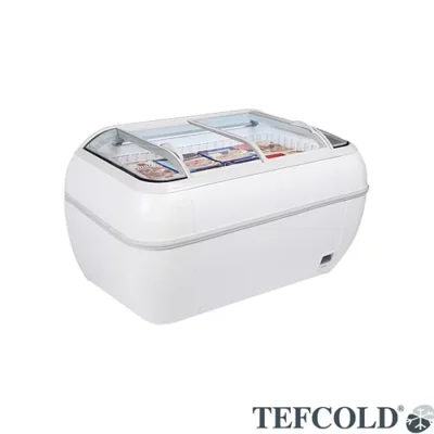 Tefcold, Frysdisk / Kyldisk, TWIN, exponering, gavelsektion 425 liter, 1470x 812x915